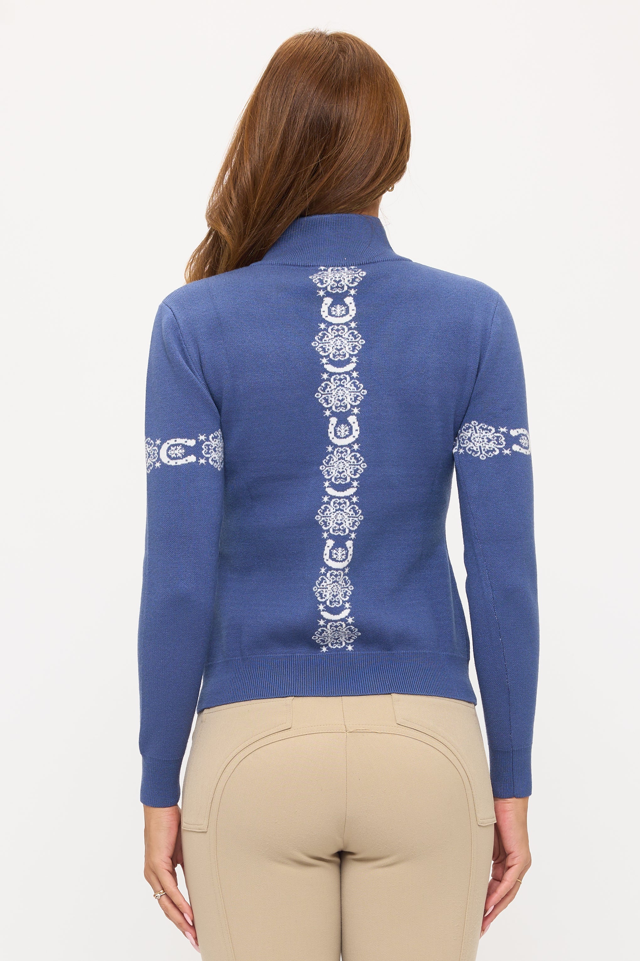 Catching Snowflakes - Indigo Knit
