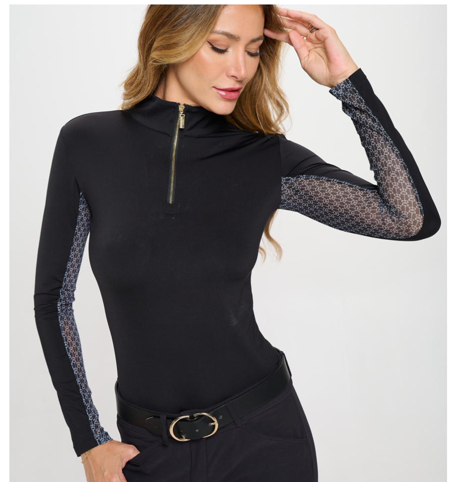 Signature DE Sunshirt Black/Silver - FINAL SALE