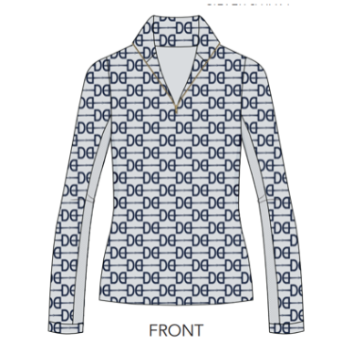 Signature DE Sunshirt -Navy/Silver